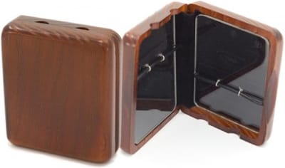 EM rieten etui Tenor Saxofoon - Mahoni hout