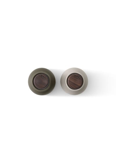 Audo Copenhagen Bottle Grinder Small Peper- En Zoutmolen Set Van 2 Green/Beige