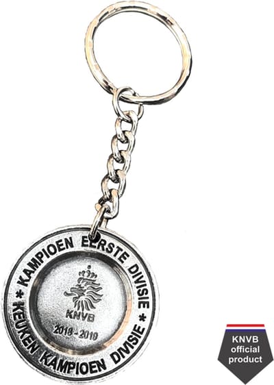 Sleutelhanger Kampioensschaal KeukenKampioenDivisie 18/19 - Fc Twente - Fc Twente Kampioen - Voetbal - Officieel KNVB product - Fc Twente Artikelen - Supporter Fc Twente - Twente Artikelen