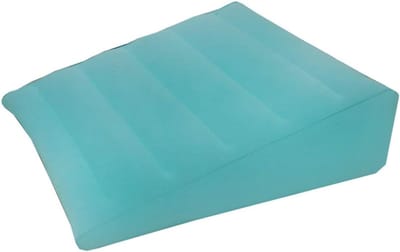 Aurixi® Wigkussen - Wigkussen Bed - Matrasverhoger - Blauw -58cm x 57cm x 1cm