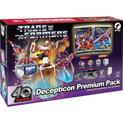 VanchCard Transformers Season 1 AR Trading Cards Decepticon Box