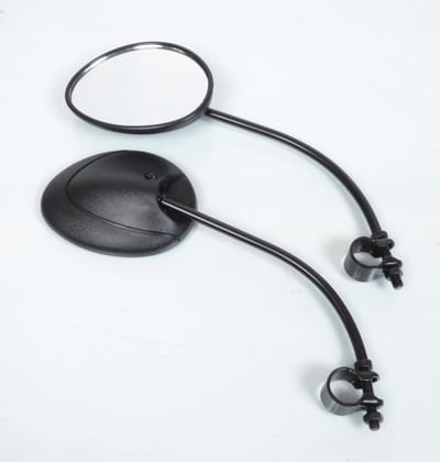 Paire rétroviseur M8 pas 125 avec collier guidon 22mm universel pour moto scooter