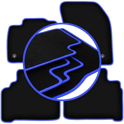 CARLUX-BLUE automatten voor: Ford S-MAX MK2 minivan (2015-)