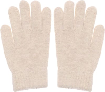 Handschoenen - Beige | Harig / Fluffy Polyacryl | One Size 19,5 x 10 cm | Fashion Favorite