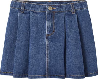 Vertbaudet Meisjesplooirok van jeans