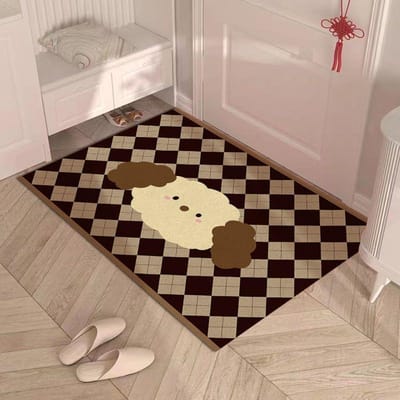 Entree Deur Vloermat Huishoudelijk Eenvoudig Entree Deur Deur Cartoon Deurmat Vloer Hele Spreiding Slijtvast Antislip en Vuilvoetmat 45 * 70CM