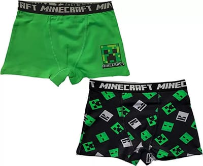 Minecraft Boxershorts 2-pack - Maat 128 - 8 jaar