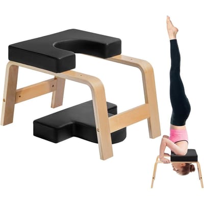 Yoga Hoofdstand Bank Inversie Stoel Oefening Workout Fitness Training