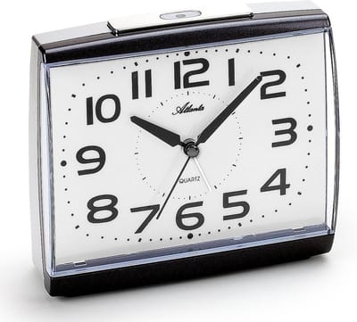 Grote Quartz Wekker met Nachtlicht en Sluimerfunctie Groot Cijferblad