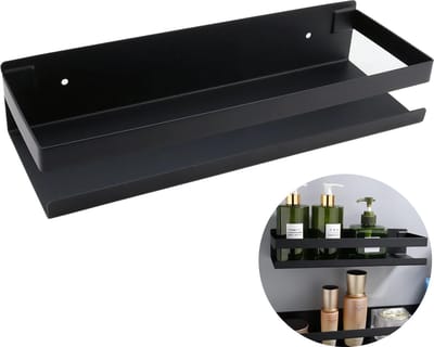 Doucherek - Badkamer rekje Douche - Badkamerrek - Badkamer Organiser - Douche accessoires - Rechthoekig Doucherek - 23 CM - LOUZIR