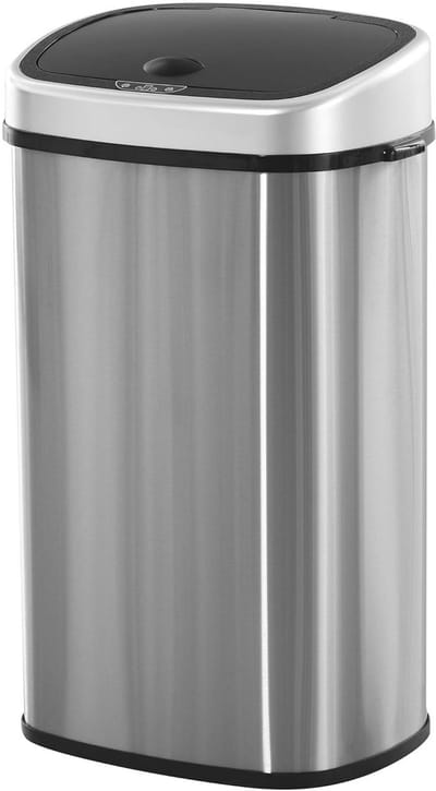 Automatische vuilnisbak met infraroodsensor - 58L RVS keukenemmer