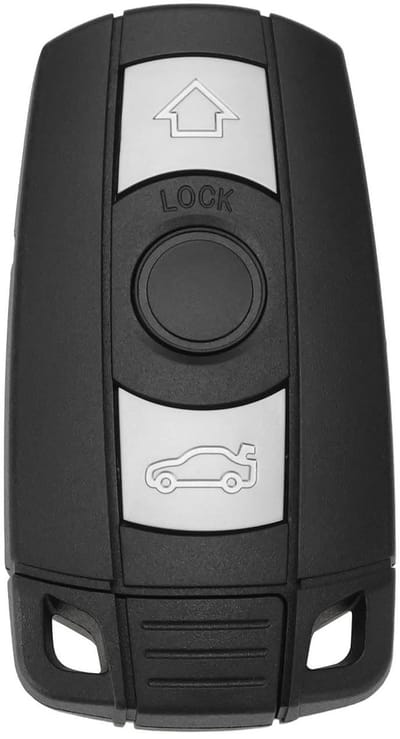 Dailygoods - Smart Sleutelhoes voor BMW E-serie - 3 Knoppen Vervangingscase