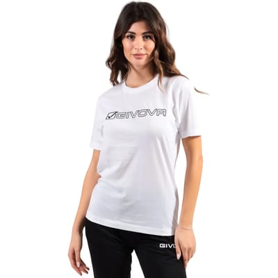 Katoenen T-shirt Givova Mondo Wit Wit - S