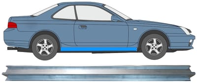 Reparatie dorpel voor Honda Prelude 1996-2001 / Rechts