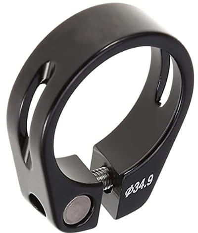 Aluminium Fiets Zadelpenklem 34.9mm - 5 Kleuren Beschikbaar voor 30.4/30.8/31.6mm Zadelpennen