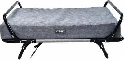 Topmast  Stretcher - Ligbed - Hondenstretcher  + kussen voor Hond of Kat - Grijs - 82 x 60 cm