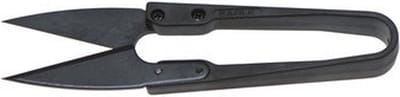 Draadschaar - stofschaartje - draadknipper - zwart - 10,5 cm