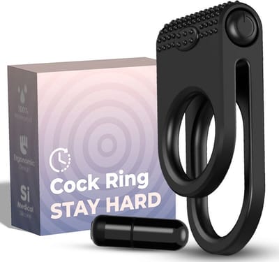 ARMONY - TWINS DOUBLE VIBRATOR RING FOR COUPLES BLACK | SEKSSPEELTJES VOOR MANNEN | SEKKSPEELTJES VOOR KOPPELS | SEX TOYS VOOR MANNEN | SEKSSPEELTJES VOOR MANNEN