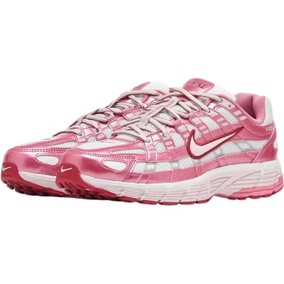 Baskets Nike P-6000 Summit White Slit Red pour femme Silt-Red Peony Team-Crimson IO3496-100 38 pink