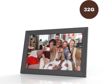 Livista Digitale Fotolijst – 32GB Geheugen – 10.1 inch – Frameo App –HD+ IPS Touchscreen – WiFi Fotokader – Zwart