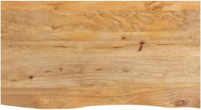 Houten Tafelblad - Tafelblad Vervanging - Tafel Opknappen - Natuurlijke Rand - 120x60x3.8cm - Bruin