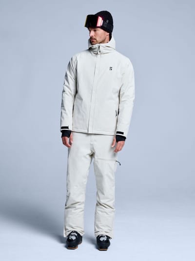 Poederbaas Skibroek Heren - Arctic 2L Insulated - Stone - Maat S