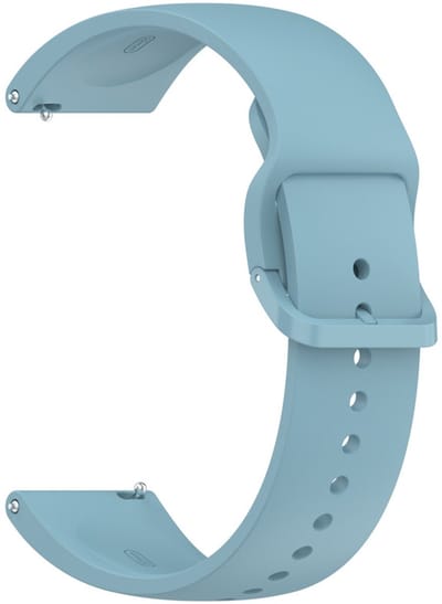 Siliconen bandje - geschikt voor Garmin Venu 2 / Venu 3 / Vivoactive 4 / Forerunner 255 / 265 - steenblauw
