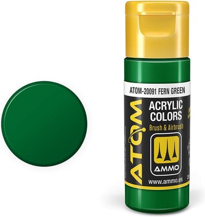 AMMO by Mig Jimenez Hobbyverf Acrylverf - MIG 20091 ATOM - Fern Green - Acryl - 20ml Verf flesje - 20 ml