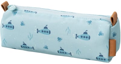 Fresk Etui Jongens – Waterafstotende Pennenzak - Etuis voor School - Pennenbakje voor Kinderen - Schoolspullen - -Blauw - Submarine