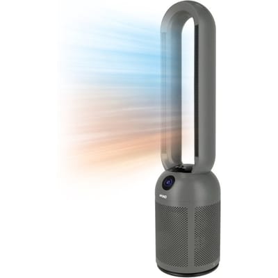 BREND BR-2243 Bladeless Fan Ventilatorkachel - 2200 Watt - Bladloos - LED-Display - Timer - Oscillatie - Veilig voor Kinderen en Huisdieren - Donkergrijs