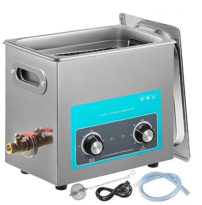 Ultrasone Reiniger - Elektrische Wasmachine - Schoonmaken van Onderdelen - Verwarmingsfunctie - 6L Tankinhoud - Zilver