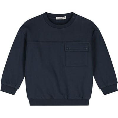 Prénatal baby sweater Dark Bluegrey 56 heren
