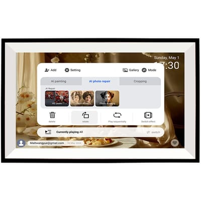 15.6 Inch Slimme Digitale Kalender Elektronische Huishoudelijke Klusjeslijst Familieplanner 1080P Interactief Wand- of Desktopinstallatie Zwart F e black