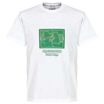 Underground Football T-Shirt - White - XXL