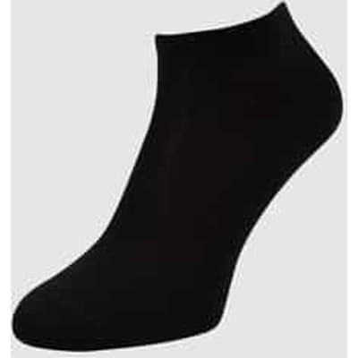 FALKE Family kort eenkleurig katoen sneakersokken enkelsokken dames zwart - maat 35-38