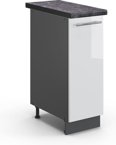 Vicco Fame-Line Apotheekkast – 30 cm, WB Antraciet Wit Hoogglans