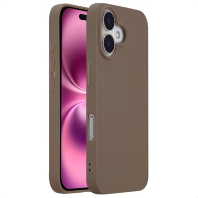 imoshion Hoesje - Geschikt voor Apple iPhone 16 - Color Backcover - Bruin