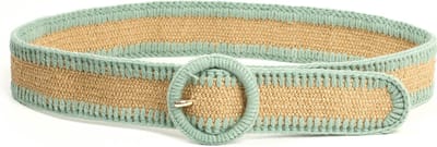 Romée Riem Gevlochten - Groen | 95 x 4 cm | Kunststof / Katoen | Fashion Favorite