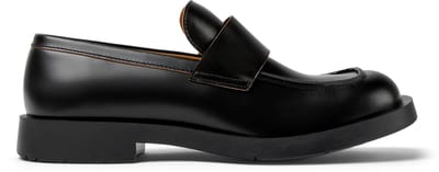 Leather Loafers SlipOn Casual - Black