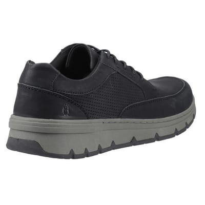 Hush Puppies Heren Nelson Leren Veterschoenen (Zwart)
