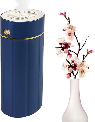 Luchtbevochtiger voor in de auto, USB-luchtbevochtiger, kleine koude mist luchtbevochtiger, kleurrijk omgevingslicht, aromatherapie-auto-luchtverfrisser met USB-oplading voor thuis
