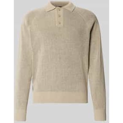 Gebreide pullover met polokraag