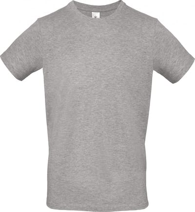 Classic E150 T-shirt B&C Collectie Sport Grijs Maat XL