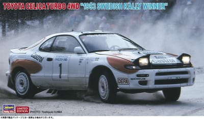 Hasegawa Modelbouwpakket Auto - 20484 Toyota Celica Turbo 4WD 1993 Swedish Car Plastic - 1:24 - Modelbouw