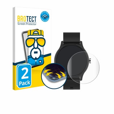 BROTECT - Screenprotector voor Peaq PSW 100 - Folie Beschermfolie transparant volledig dekking - 2 Stuks