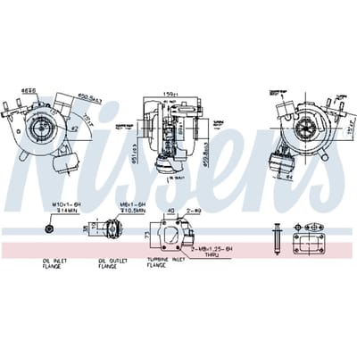 Supercharger, drukvulling NISSENS 93247