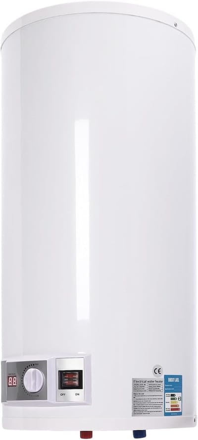 Elektrische Boiler - Warmwater Tank - Wandmontage Keuken - Inclusief Kraan Douche - 80 Liter Capaciteit - Wit