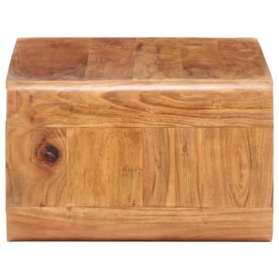vidaXL - Salontafel - 90x50x30 - cm - massief - acaciahout