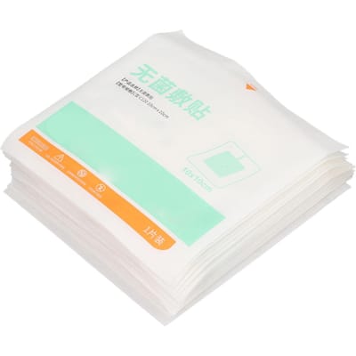 20 Velletjes Split Drain Zelfklevend Verband T Incisie Non-Woven Stoffen Voedingsbuis Pad voor Thuis en white