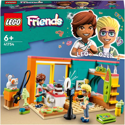 LEGO Leo's kamer Reisspeelgoed met Minipoppetjes, Accessoires en Huisdier - 41754